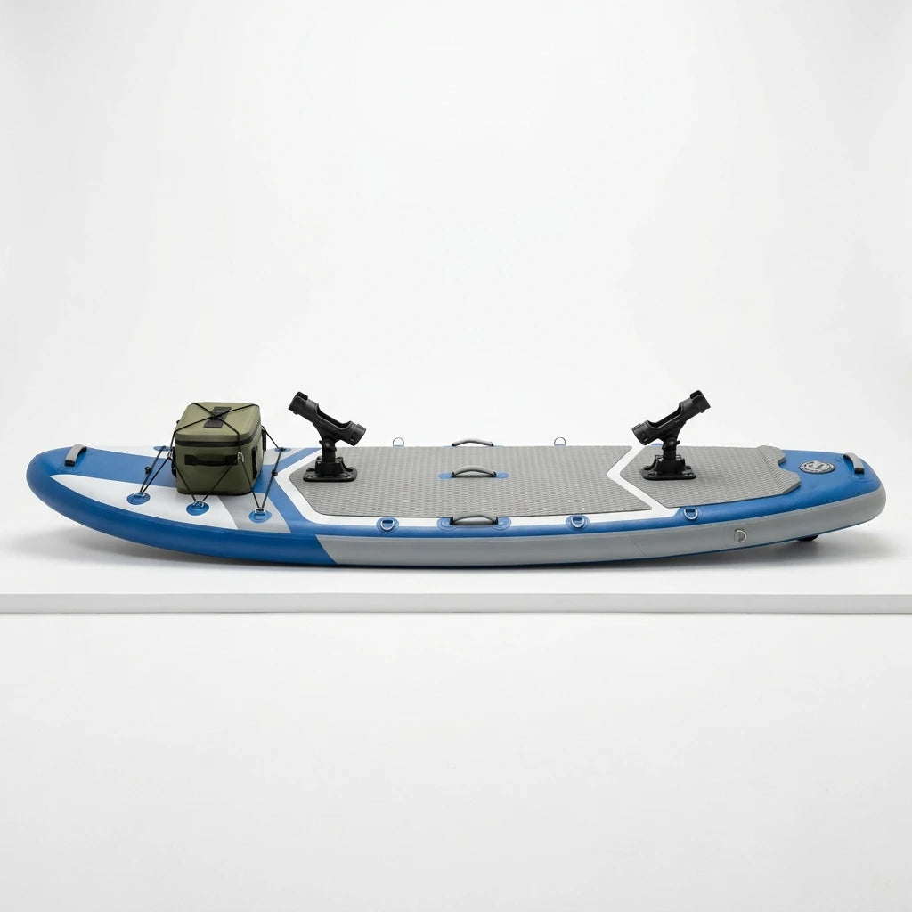 Angler Elite 12ft Inflatable Fishing SUP — Extra Wide 34" Stability Platform